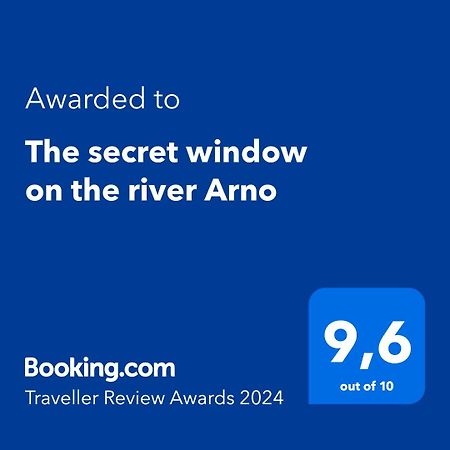The Secret Window On The River Arno Florenz Exterior foto